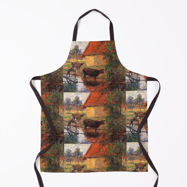 Item preview, Watering place The Cows Paul Gauguin Art designed and sold by ArtUnova.
