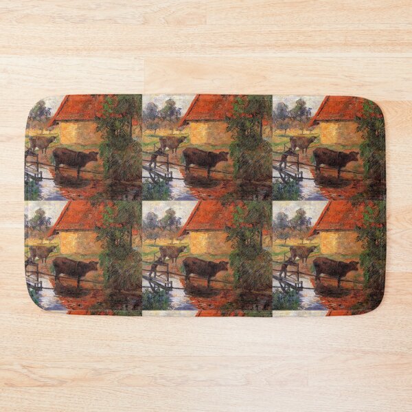 Item preview, Watering place The Cows Paul Gauguin Art designed and sold by ArtUnova.