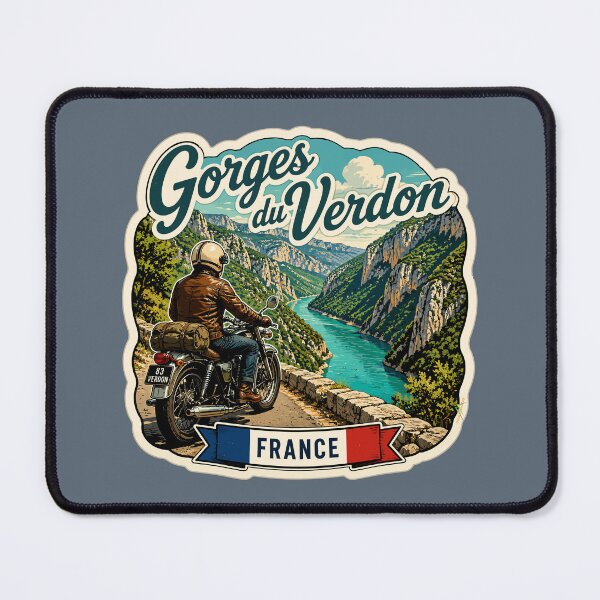 Item preview, Gorges du Verdon D23 Grand Canyon of Europe France Sticker TShirt 08 designed and sold by OuterShellUK.