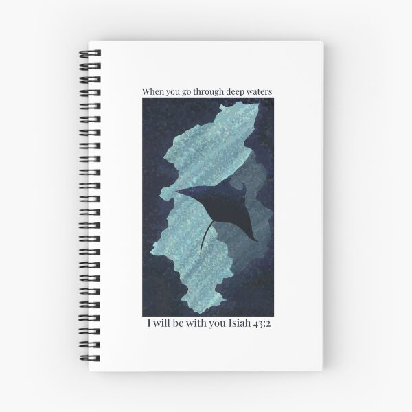 Item preview, Isiah 43:2 Bible verse design designed and sold by GraceArkell.