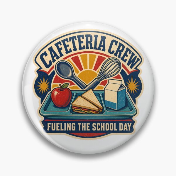 Item preview, Cafeteria Worker Shirt Vintage School Lunch Crew designed and sold by Freshloop Studio | Whimsical Vintage Art.