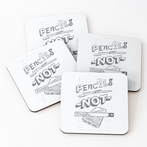 Item preview, Pencils not Prompts designed and sold by polliadesign.