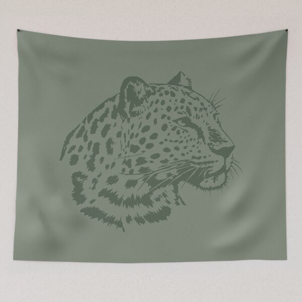 Item preview, Leopard head - AA0182A designed and sold by LionsHut.