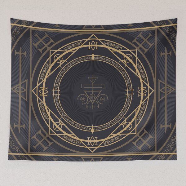 Artikelvorschau, Mittelalterliches Alchemie-Pentagramm. Okkultes Poster entworfen und verkauft von Olga   Ryzhychenko.