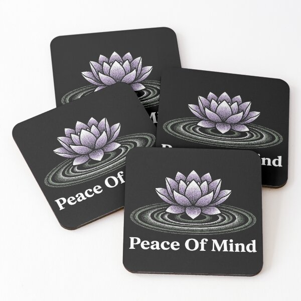 Item preview, Peace Of Mind Lotus Flower Spiritual Yoga Mindfulness designed and sold by TeNovaStudio.
