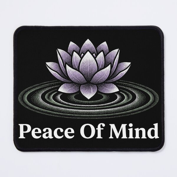 Item preview, Peace Of Mind Lotus Flower Spiritual Yoga Mindfulness designed and sold by TeNovaStudio.