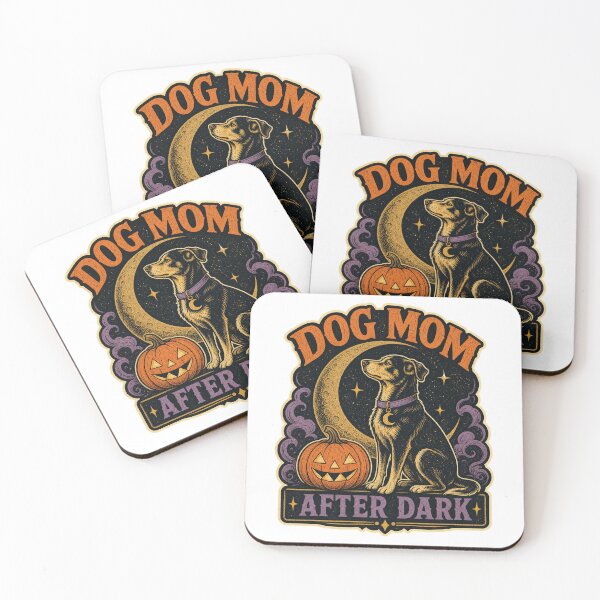 Item preview, Halloween Dog Mom Shirt Vintage Moon Badge designed and sold by Freshloop Studio | Whimsical Vintage Art.