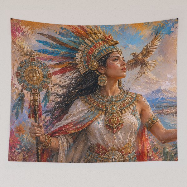 Item preview, Centzon Totochtin painting designed and sold by GalleryKauffeld.
