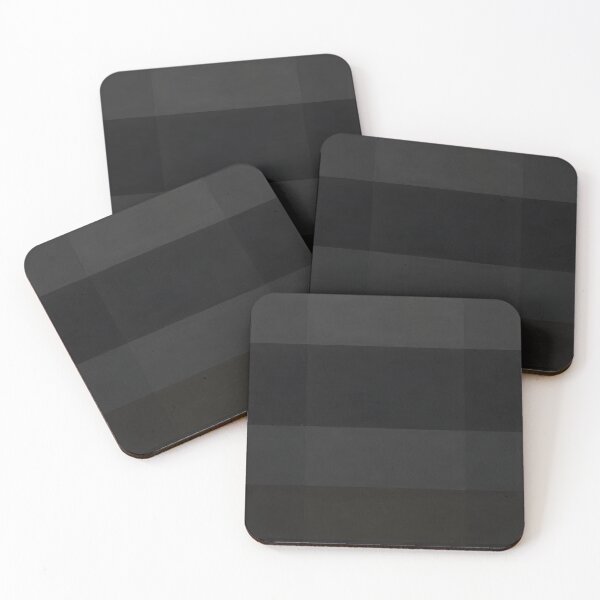 Item preview, Black Geometric Grid – Dark Minimalist Abstract Art designed and sold by GutyzDesignsES.