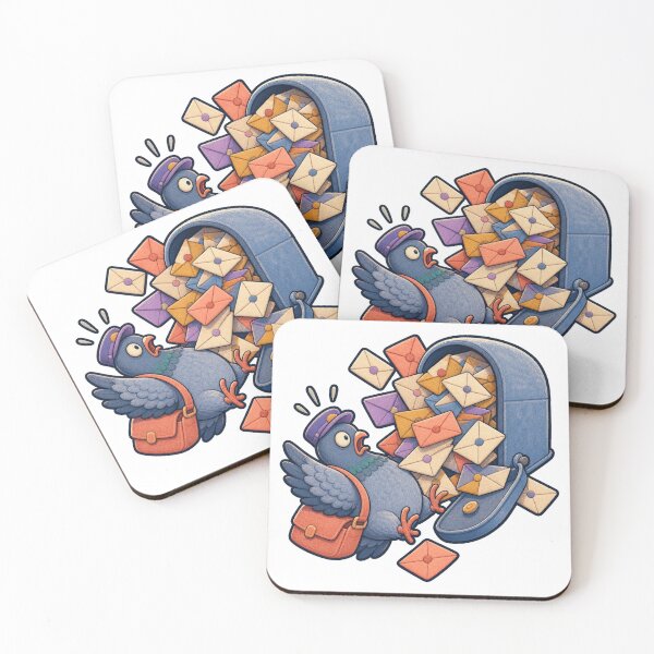 Item preview, Carrier Pigeon Overflowing Mailbox designed and sold by GoverArt.