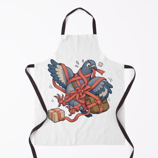 Item preview, Carrier Pigeon Tangled Parcel Ribbon designed and sold by GoverArt.