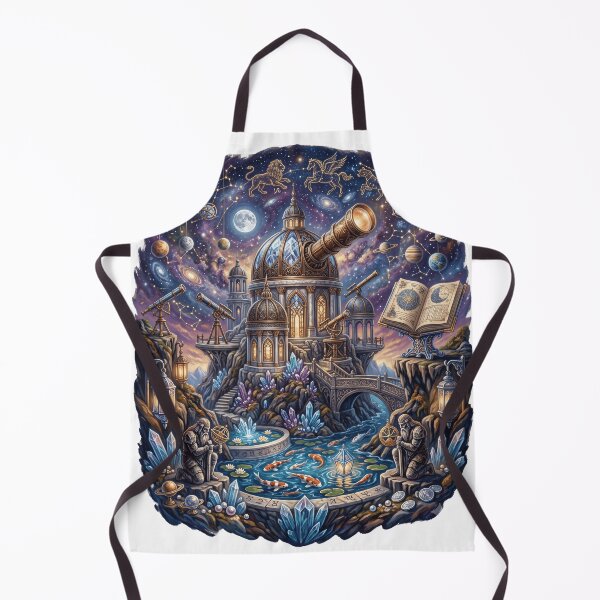 Aperçu de l'œuvre Observatoire céleste | Porte antique vers les étoiles créée et vendue par Origamoart.