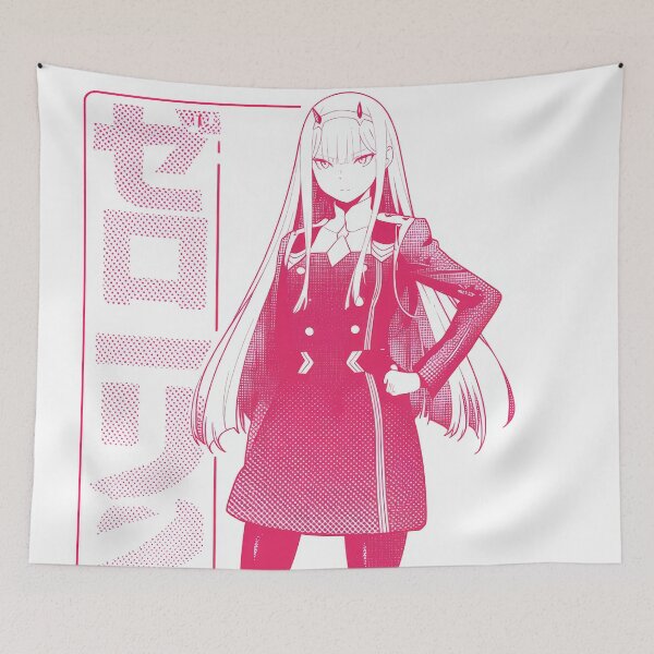 Item preview, Zero Two Duotone Rose  designed and sold by AnimeArsenalPrints.