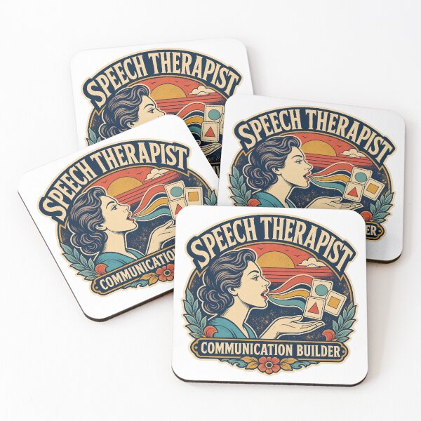 Item preview, Speech Therapist Shirt Vintage Communication Builder Badge designed and sold by Freshloop Studio | Whimsical Vintage Art.