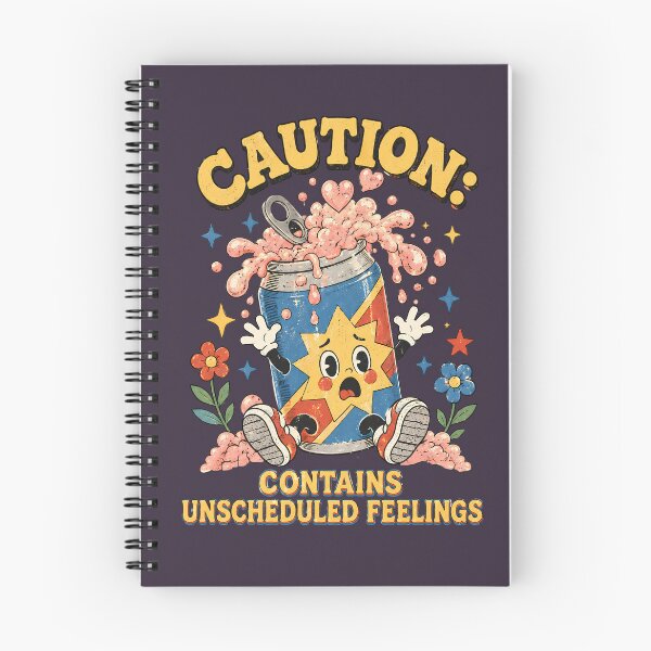 Item preview, Contains Unscheduled Feelings Retro Soda Can Humor designed and sold by VIVID COLORS CLUB.