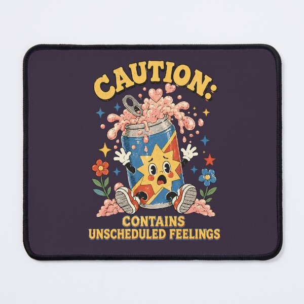 Item preview, Contains Unscheduled Feelings Retro Soda Can Humor designed and sold by VIVID COLORS CLUB.