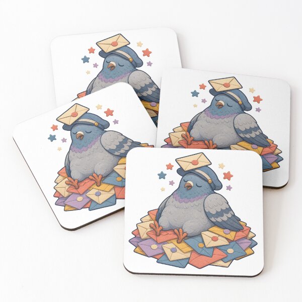 Item preview, Sleepy Carrier Pigeon Night Shift designed and sold by GoverArt.