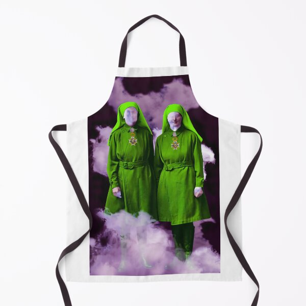 Item preview, Neon Green Nuns Glitch Art designed and sold by Morescitaf.