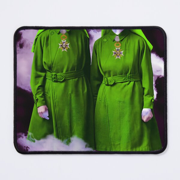 Item preview, Neon Green Nuns Glitch Art designed and sold by Morescitaf.