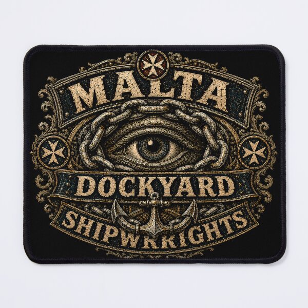 Item preview, Malta Dockyard Shipwrights Heavy Anchor Chain Industrial Garment designed and sold by RoyalOrderGallery.