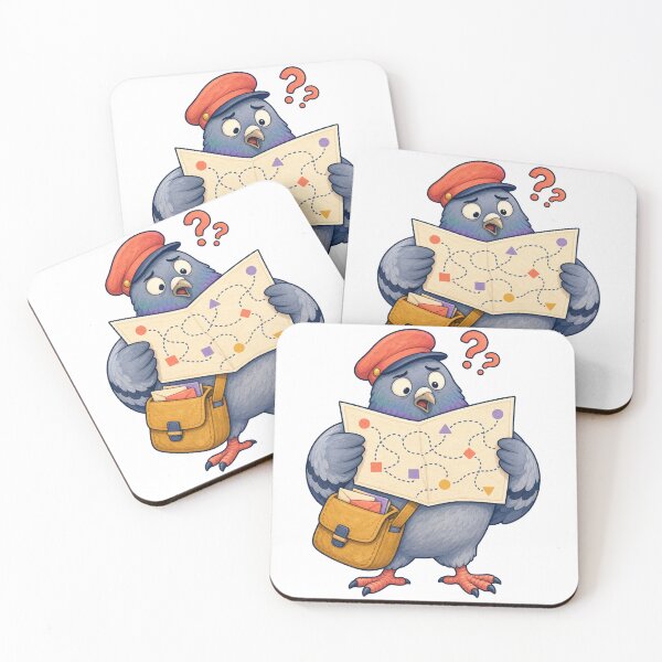Item preview, Carrier Pigeon Upside Down Route Map designed and sold by GoverArt.