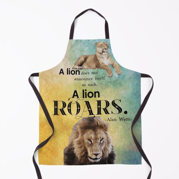Item preview, Roar, Alan Watts motivational quote designed and sold by GiSilver.
