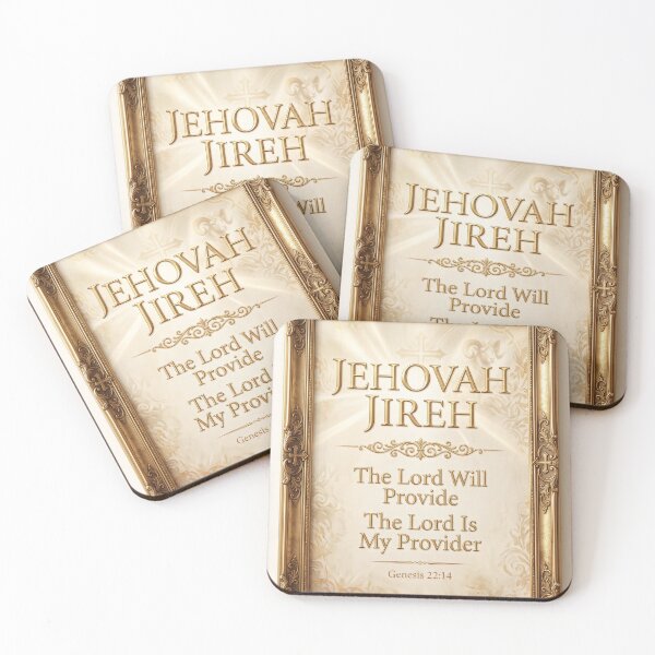 Item preview,  Jehovah Jireh – The Lord Will Provide Genesis 22:14 Christian Wall Art designed and sold by KINGDOM GOLD STUDIO.