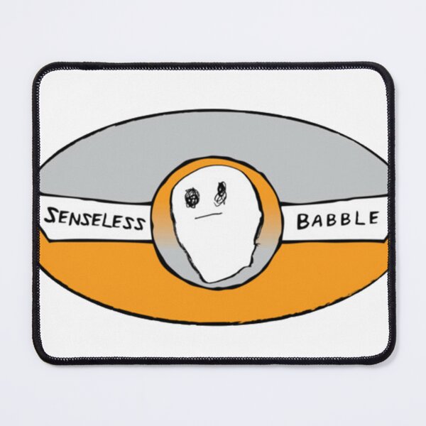 Item preview, Senseless Babble - Oval Logo  designed and sold by omorrowsgStudio.
