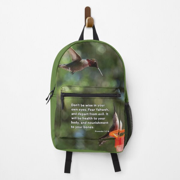 Item preview, Proverbs 3:7-8 Depart from Evil - Humminbirds Photograph designed and sold by InsprtnlArtbyDP.