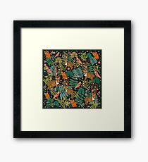 Deer Forest Framed Print