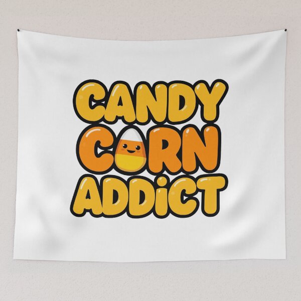 Item preview, Candy Corn Addict Funny Halloween Design designed and sold by Oddifys.