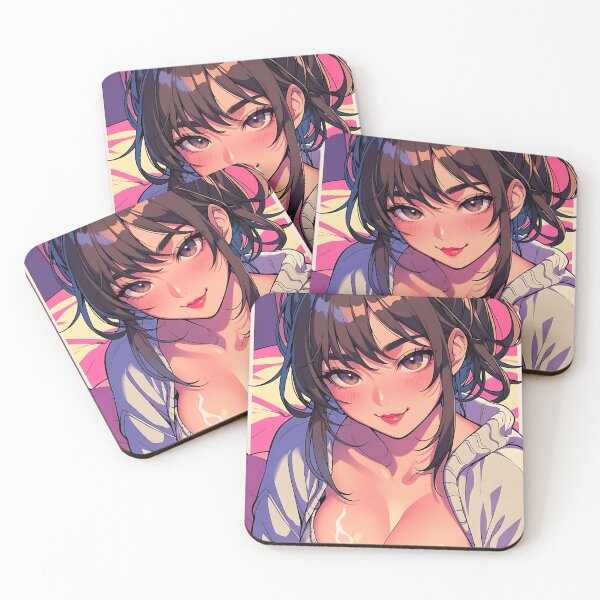 Item preview, Anime Girl with Coffee Morning Vibe designed and sold by HappyOops.