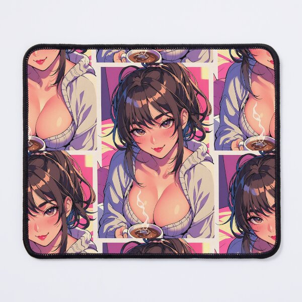 Item preview, Anime Girl with Coffee Morning Vibe designed and sold by HappyOops.