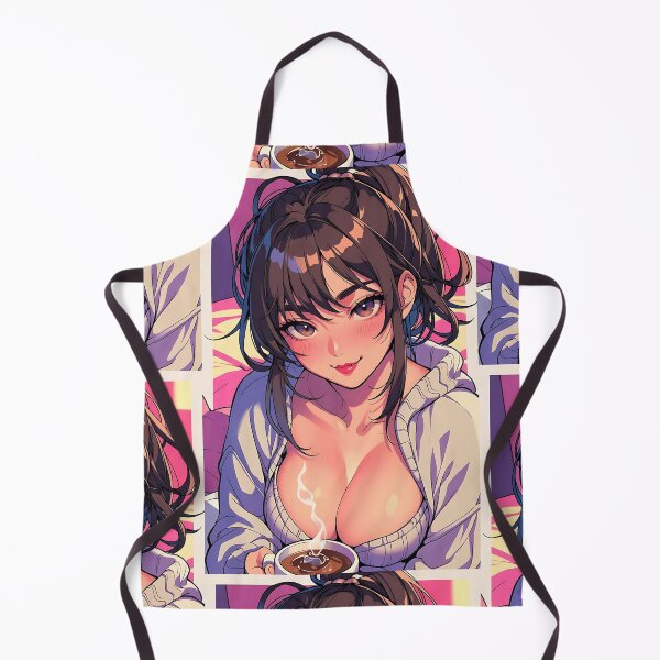 Item preview, Anime Girl with Coffee Morning Vibe designed and sold by HappyOops.