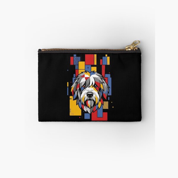 Item preview, Funny Old English Sheepdog Colorful Blocks Geometric Art Mom Dad Kids designed and sold by FurryHavenPH.