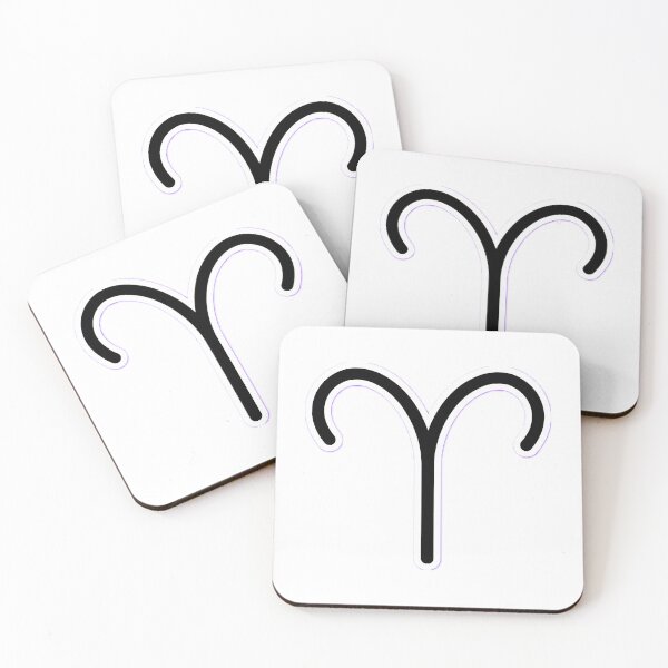 Item preview, Aries Zodiac Symbol Minimalist Design  designed and sold by marwa-world.
