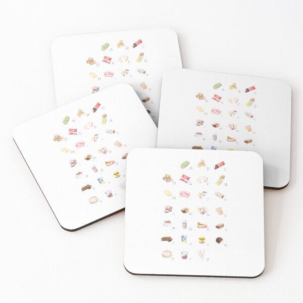 Item preview, Australian Foods Alphabet Watercolour Poster designed and sold by aiklsoaiadgai.