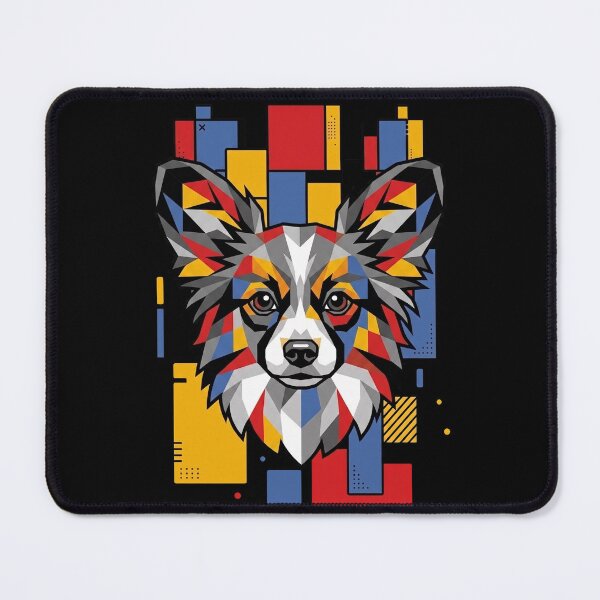 Item preview, Funny Papillon Colorful Blocks Geometric Art Mom Dad Kids designed and sold by FurryHavenPH.