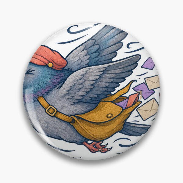 Item preview, Carrier Pigeon Windy Letter Delivery designed and sold by GoverArt.