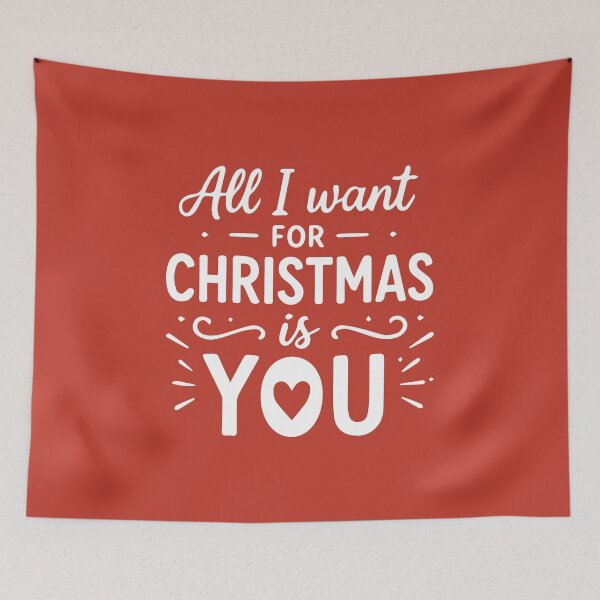 Item preview, All I Want For Christmas Is You – Festive Holiday Art designed and sold by Tklezardesigns.