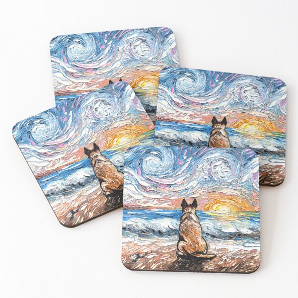 Item preview, Beach Day - Red Heeler designed and sold by AjaTrier.