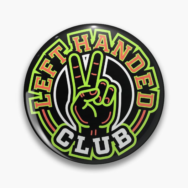 Item preview, Left Handed Club Peace Sign Southpaw Lefty Pride designed and sold by TeNovaStudio.