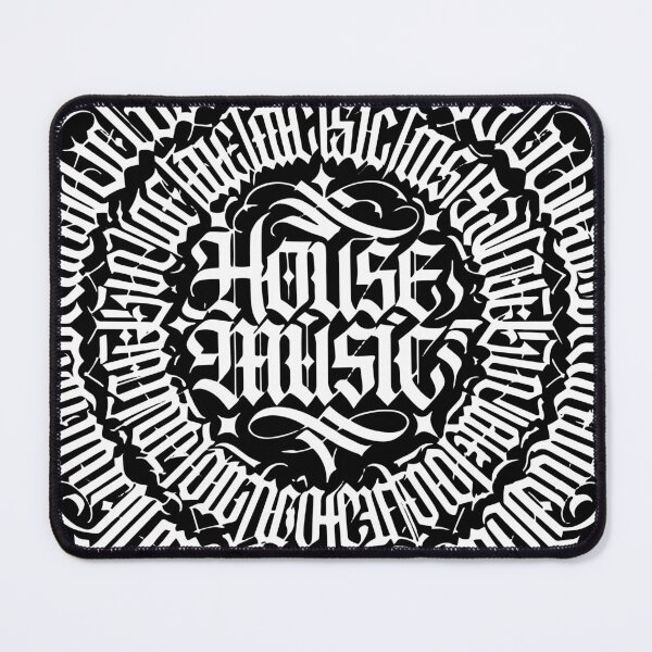 Item preview, House Music Gothic Typography Circle Design designed and sold by TipTop GFX.