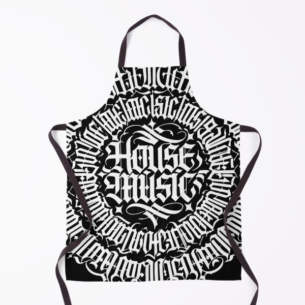 Item preview, House Music Gothic Typography Circle Design designed and sold by TipTop GFX.