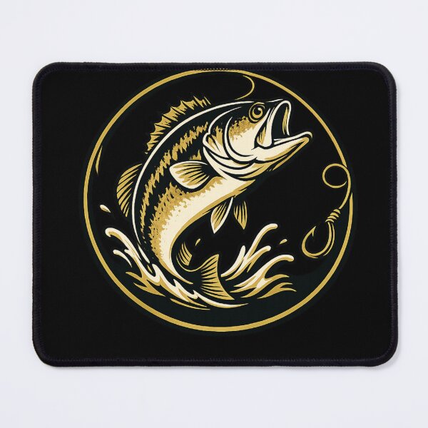Item preview, Vintage Walleye Fishing Emblem for Anglers designed and sold by OddHobbyClub.