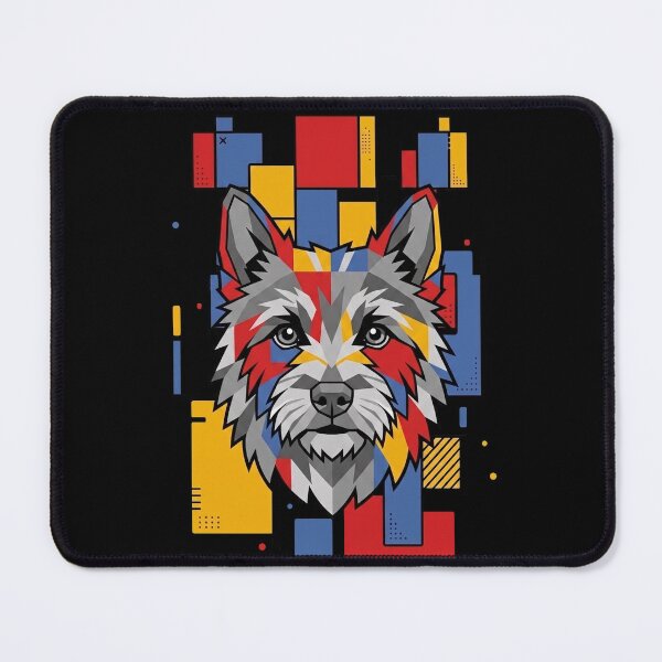 Item preview, Funny Norwich Terrier Colorful Blocks Geometric Art Mom Dad Kids designed and sold by FurryHavenPH.