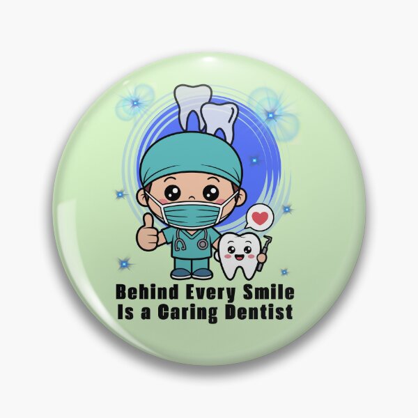 Item preview, Behind Every Smile Is a Caring Dentist designed and sold by AhmadAnnaPrints.