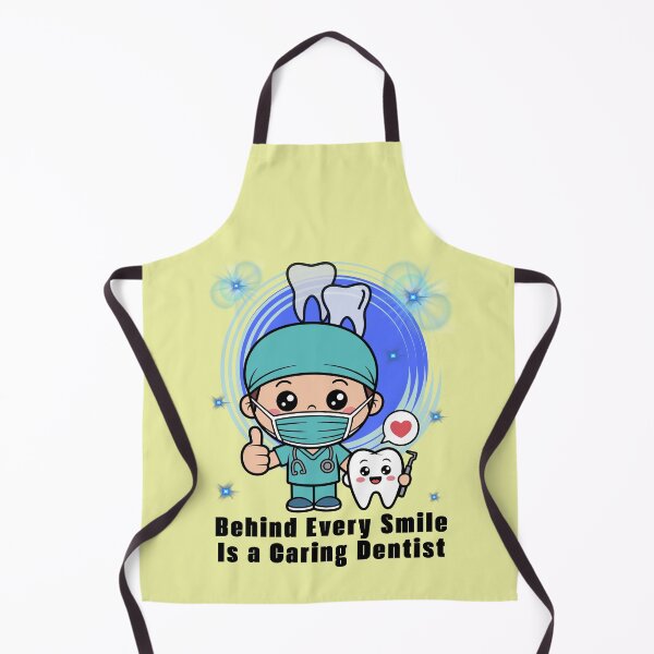Item preview, Behind Every Smile Is a Caring Dentist designed and sold by AhmadAnnaPrints.
