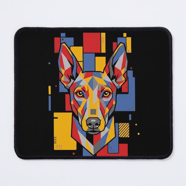 Item preview, Funny Pharaoh Hound Colorful Blocks Geometric Art Mom Dad Kids designed and sold by FurryHavenPH.