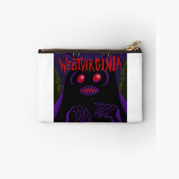 Item preview, The Mothman of West Virginia | Retro Horror Movie Poster | Original Cryptid Art designed and sold by Let There Be Art Studio.